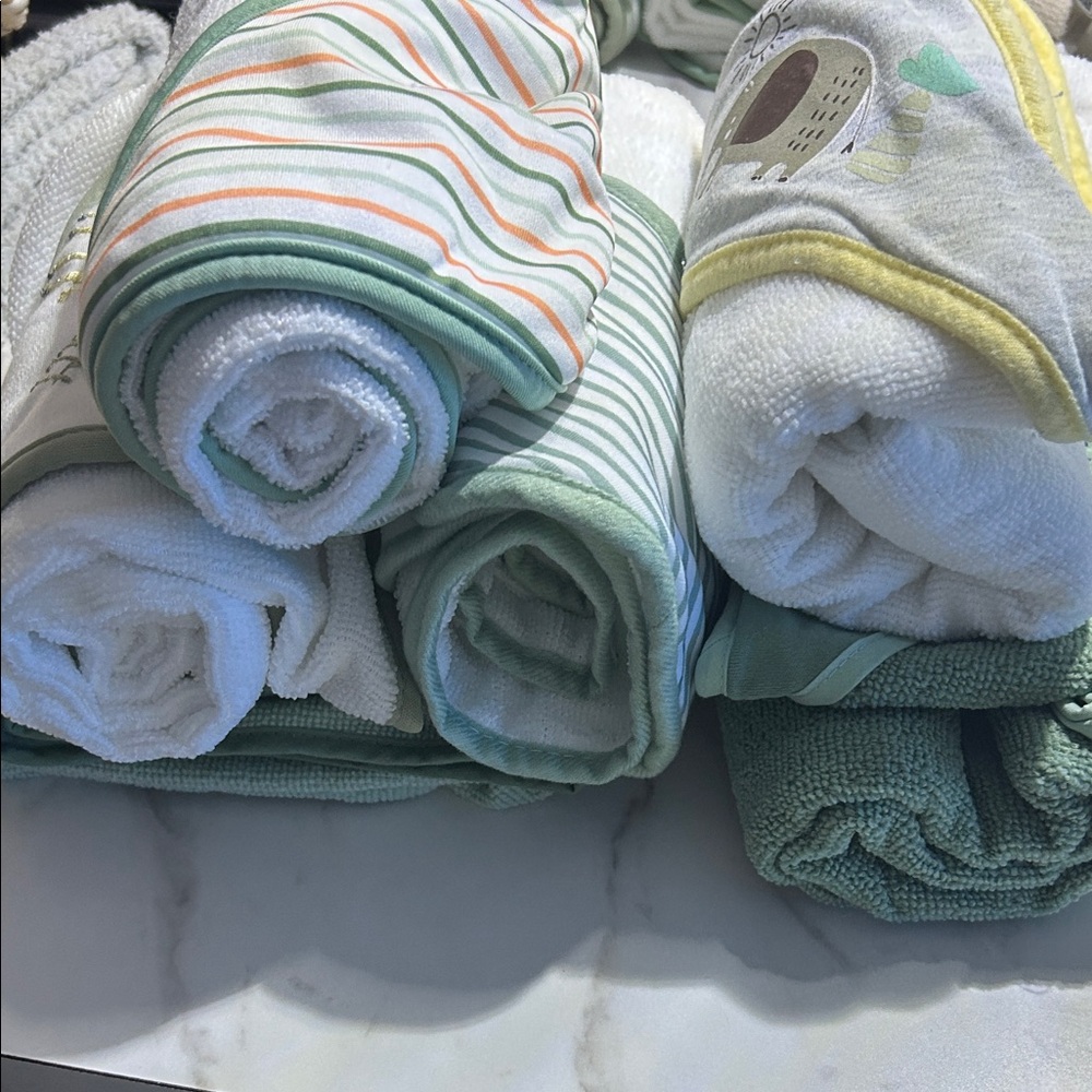 Striped and Patterned Baby Blankets